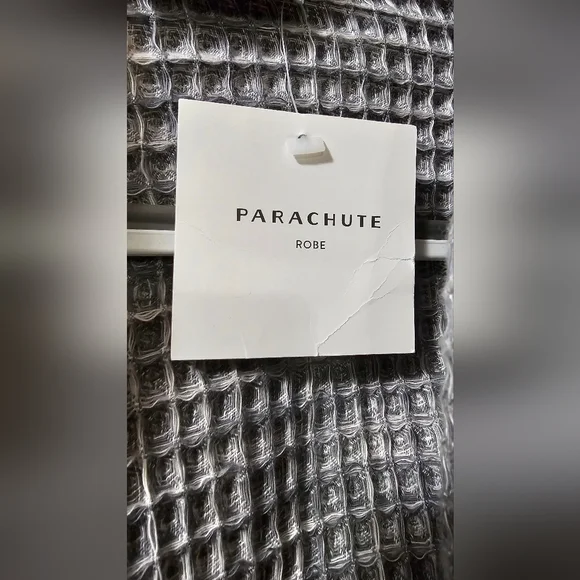 Parachute Waffle Robe Unisex Size Large Grey 100% Authentic ✅️